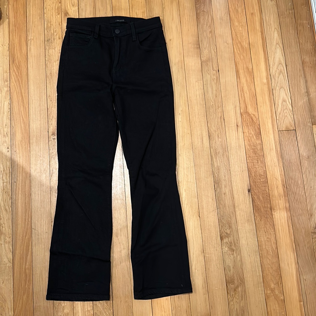 J Brand Franky Crop Flare Denim
